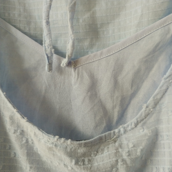 Eloquii Long Sleeve Swiss Dot Baby Doll Tiered Dress SZ 18 - Picture 11 of 14